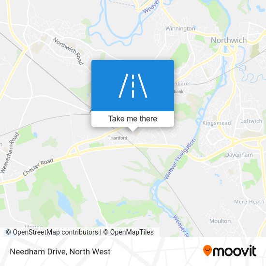 Needham Drive map