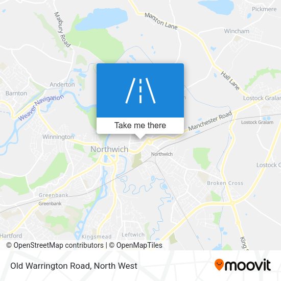 Old Warrington Road map