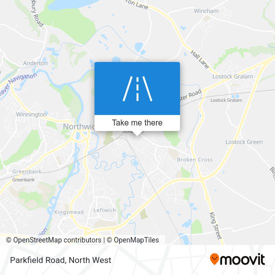 Parkfield Road map