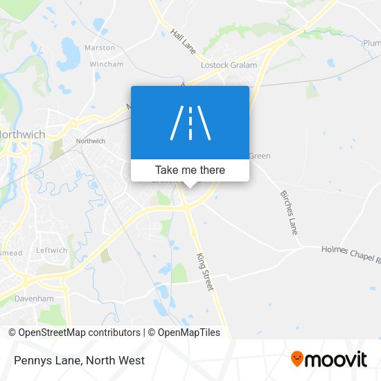 Pennys Lane map