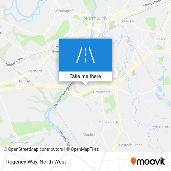 Regency Way map