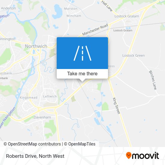 Roberts Drive map
