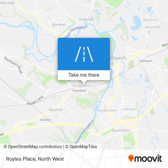 Royles Place map