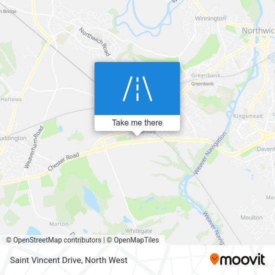 Saint Vincent Drive map