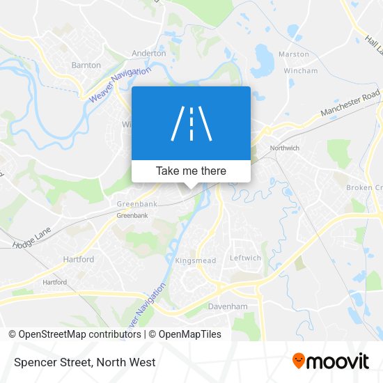 Spencer Street map