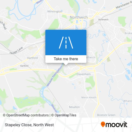 Stapeley Close map