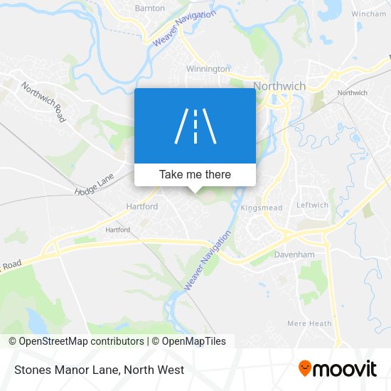 Stones Manor Lane map
