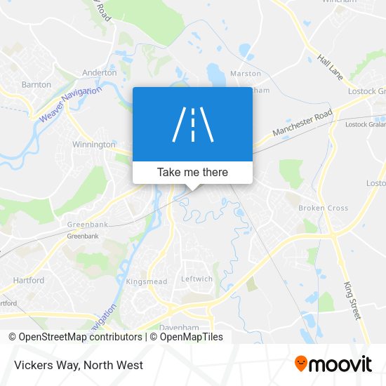 Vickers Way map