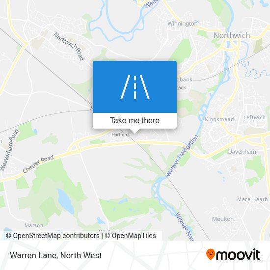 Warren Lane map