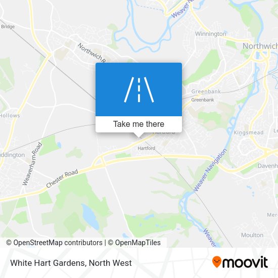 White Hart Gardens map