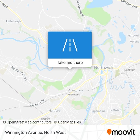 Winnington Avenue map