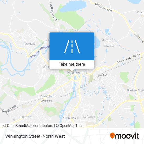 Winnington Street map