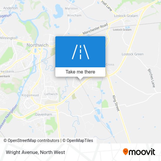 Wright Avenue map