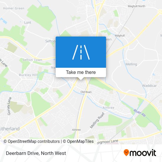 Deerbarn Drive map