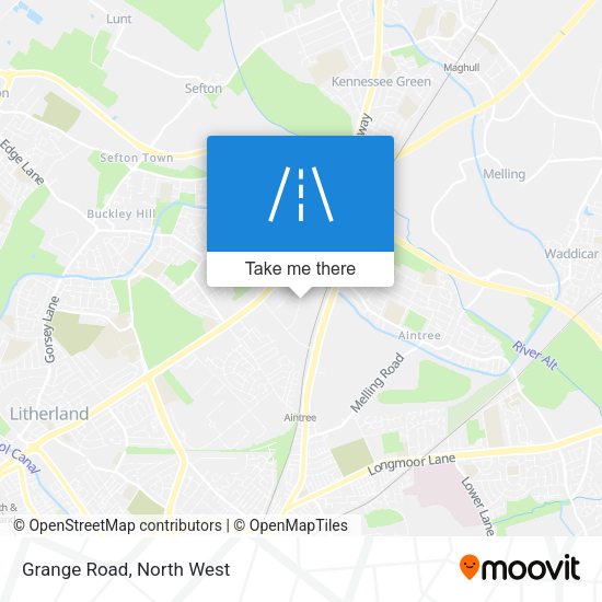 Grange Road map