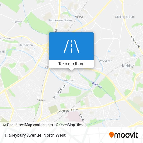 Haileybury Avenue map