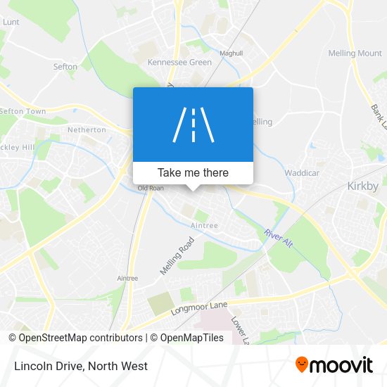 Lincoln Drive map