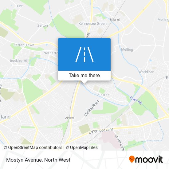 Mostyn Avenue map