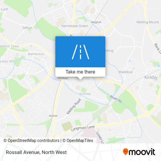 Rossall Avenue map