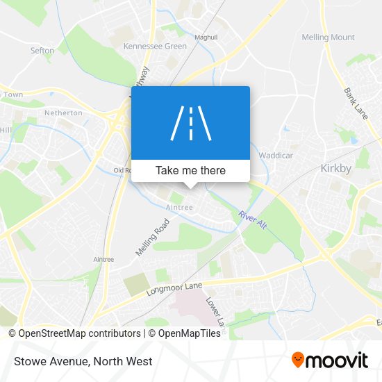 Stowe Avenue map