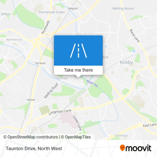Taunton Drive map