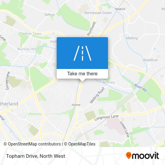 Topham Drive map