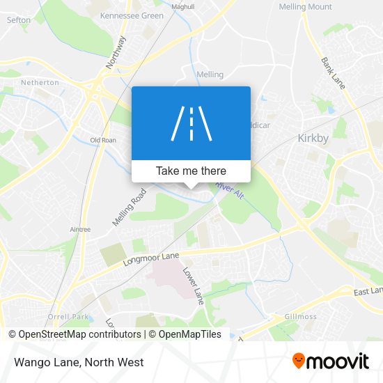 Wango Lane map