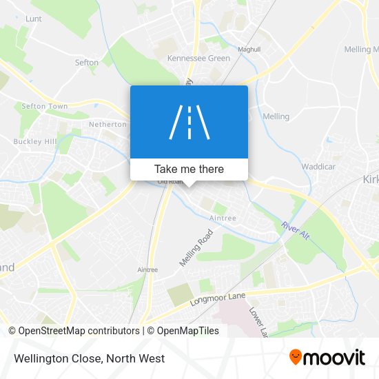 Wellington Close map