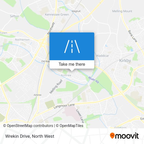Wrekin Drive map