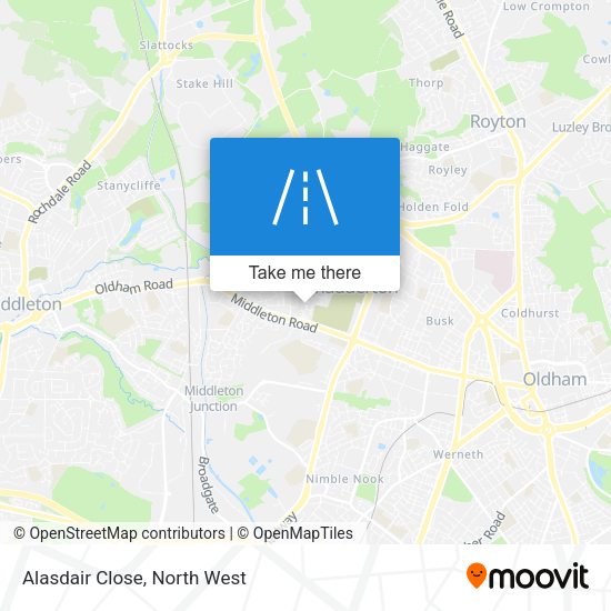Alasdair Close map