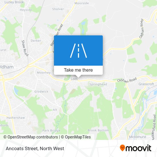 Ancoats Street map