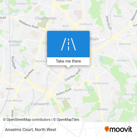 Anselms Court map