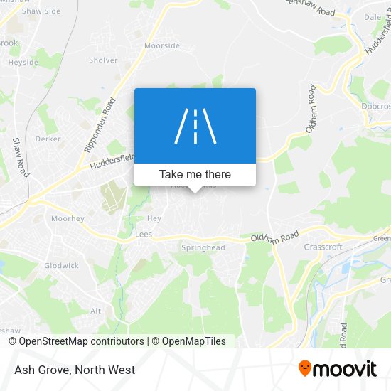 Ash Grove map