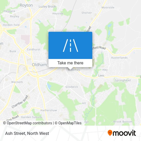 Ash Street map