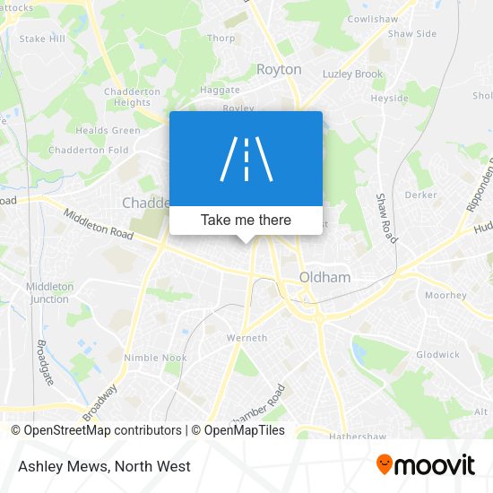 Ashley Mews map