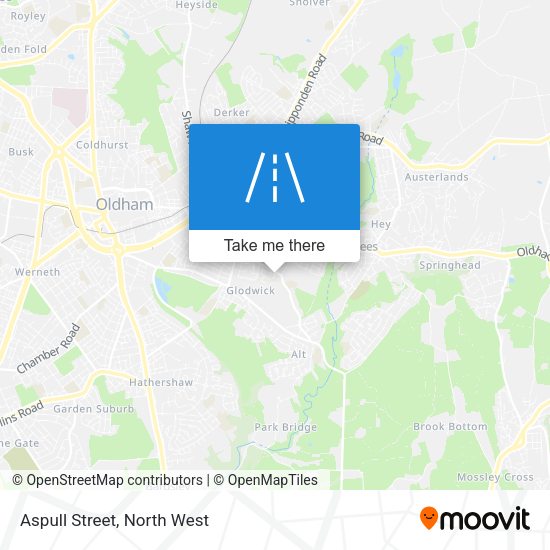 Aspull Street map