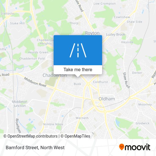 Bamford Street map