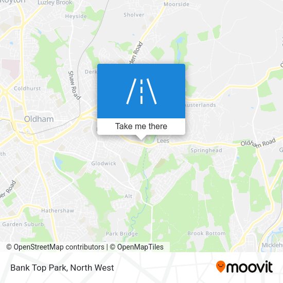 Bank Top Park map
