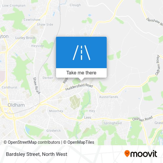 Bardsley Street map