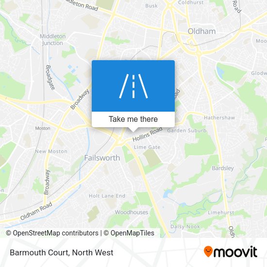 Barmouth Court map