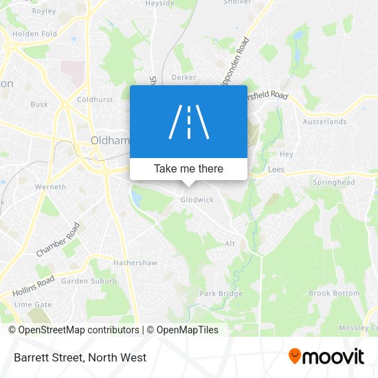 Barrett Street map