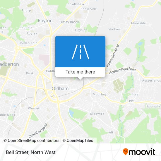 Bell Street map