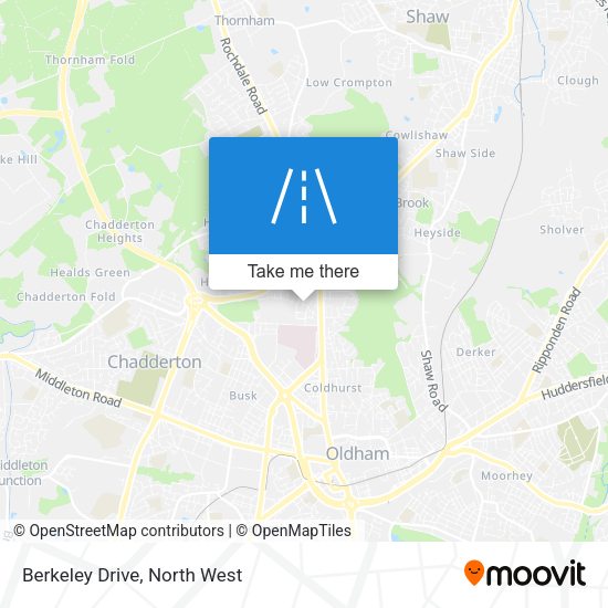 Berkeley Drive map