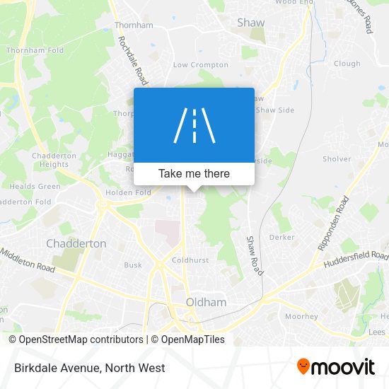 Birkdale Avenue map