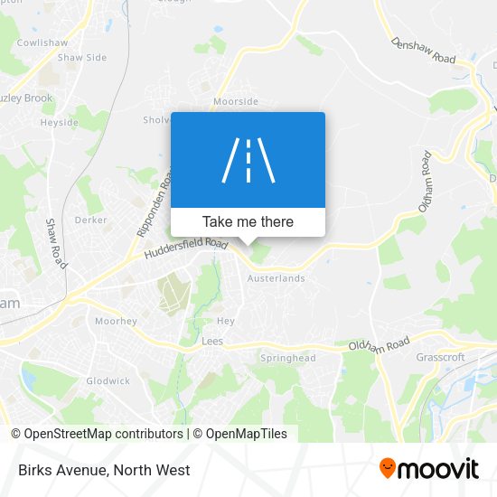 Birks Avenue map