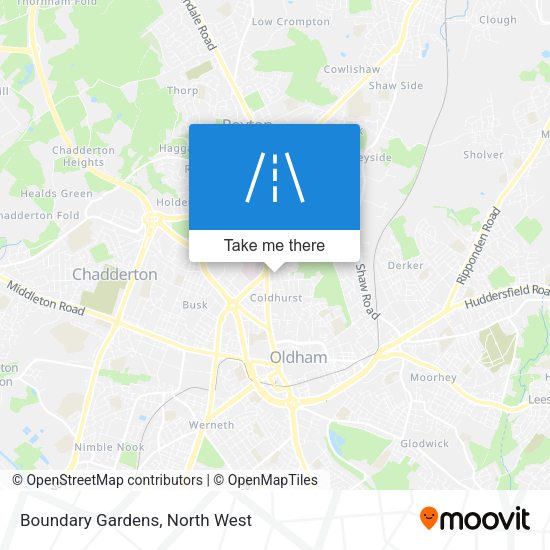 Boundary Gardens map