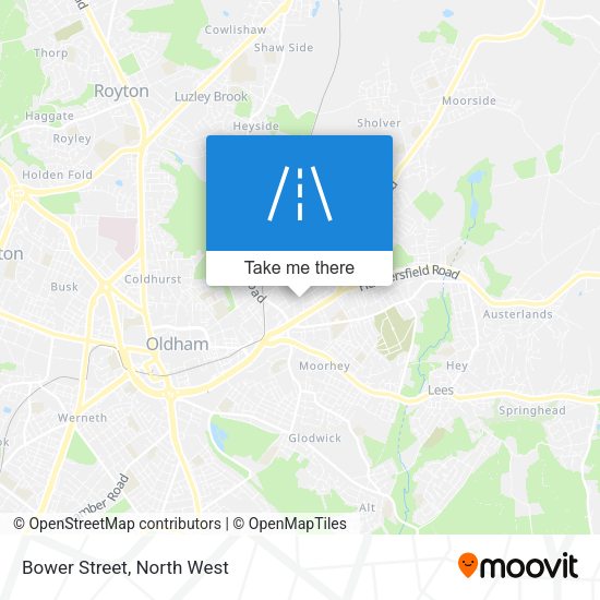 Bower Street map