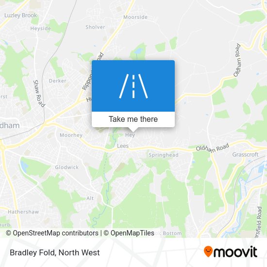 Bradley Fold map
