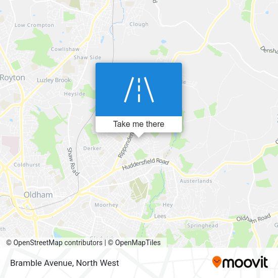 Bramble Avenue map
