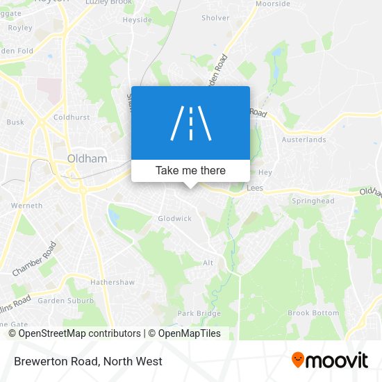 Brewerton Road map